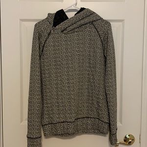 Scotch and Soda black and white hoody